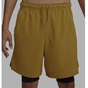 Nike Gold Unlimited Dri Fit 5” Unlined Versatile Shorts